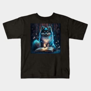 Witchy Pomsky Kids T-Shirt